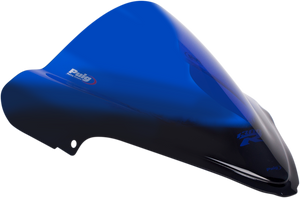 Race Windscreen - 15-3/8" - Blue - Hayabusa - Lutzka's Garage