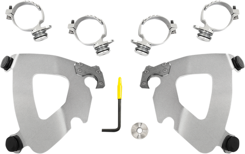 Gauntlet Mounting Kit - Polished - FXDL 14-17