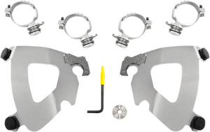 Gauntlet Mounting Kit - Polished - FXDL 14-17