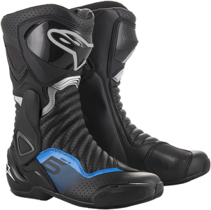 SMX-6 v2 Vented Boots - Black/Gray/Blue - US 6.5 / EU 40 - Lutzka's Garage