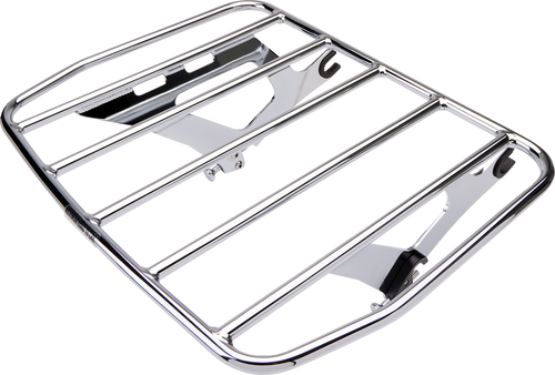 Detachable Flat Rack - Chrome - Lutzka's Garage