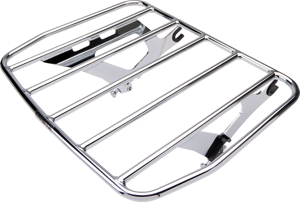 Detachable Flat Rack - Chrome - Lutzka's Garage