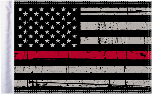 Grunge U.S.A. Flag - Red - 10