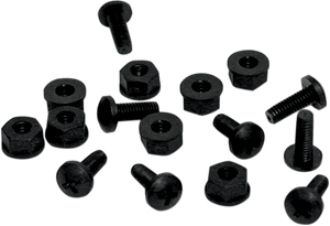 Nylon Windscreen Fastener Set - Black - Lutzka's Garage