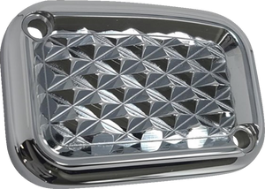 Master Cylinder Lid - Clutch - Diamondback - Chrome - Lutzka's Garage