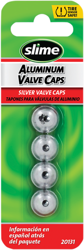 Valve Stem Caps - Silver - 4 Pack - Lutzka's Garage