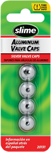 Valve Stem Caps - Silver - 4 Pack - Lutzka's Garage