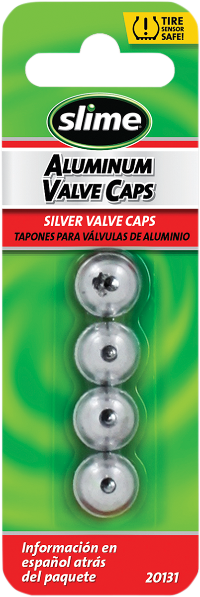 Valve Stem Caps - Silver - 4 Pack - Lutzka's Garage