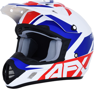 FX-17 Helmet - Aced - Red/White/Blue - Small - Lutzka's Garage