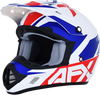 FX-17 Helmet - Aced - Red/White/Blue - Small - Lutzka's Garage