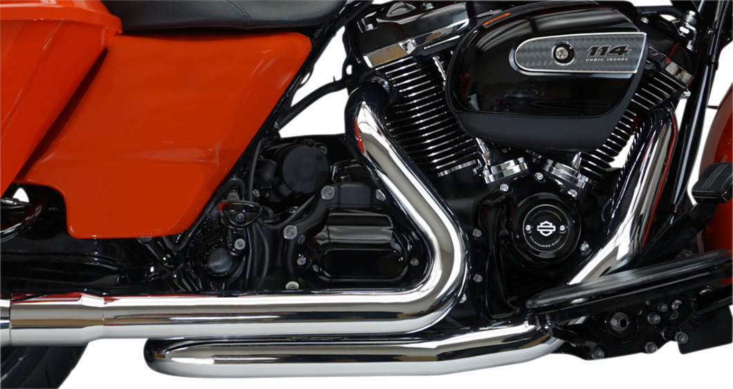 Aggressor 2-into-2 Crossover Headers - Chrome - M8 - Lutzka's Garage