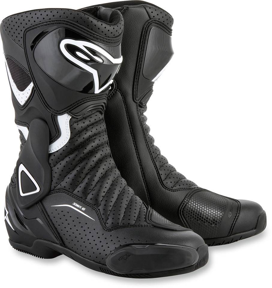 SMX-6 v2 Vented Boots - Black/White - US 11 / EU 43 - Lutzka's Garage