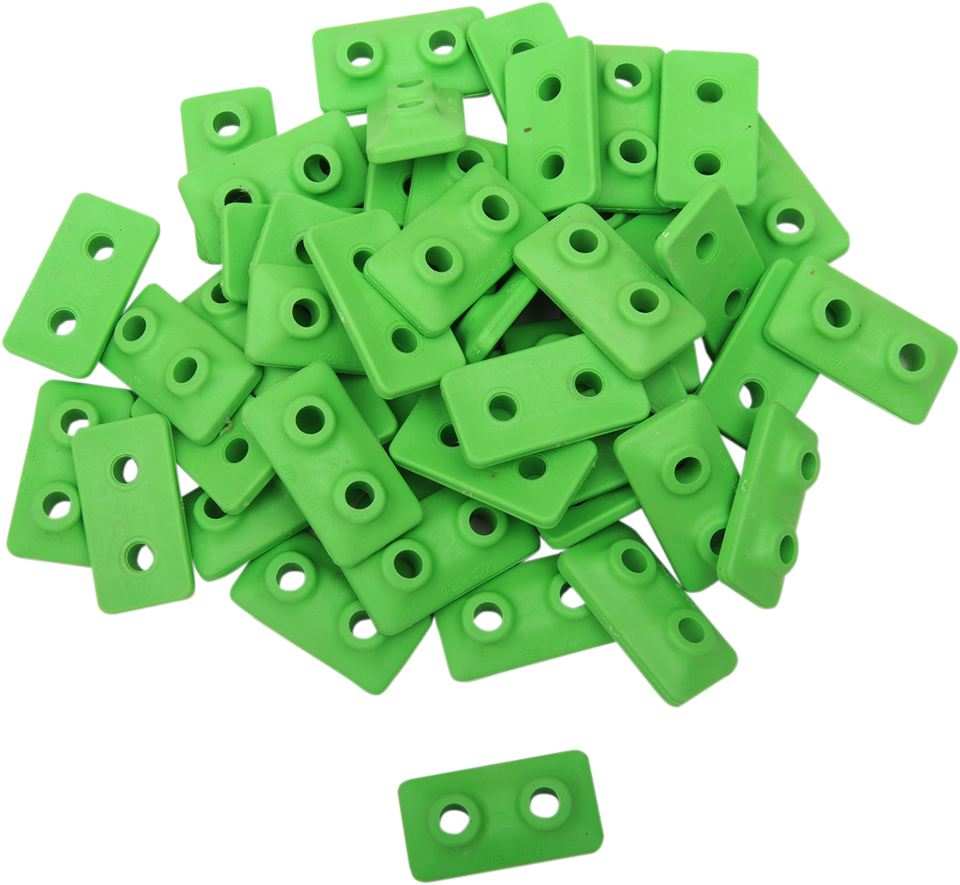 Extra Large Backer Plates - Green - Twin - 48 Pack - Lutzka's Garage