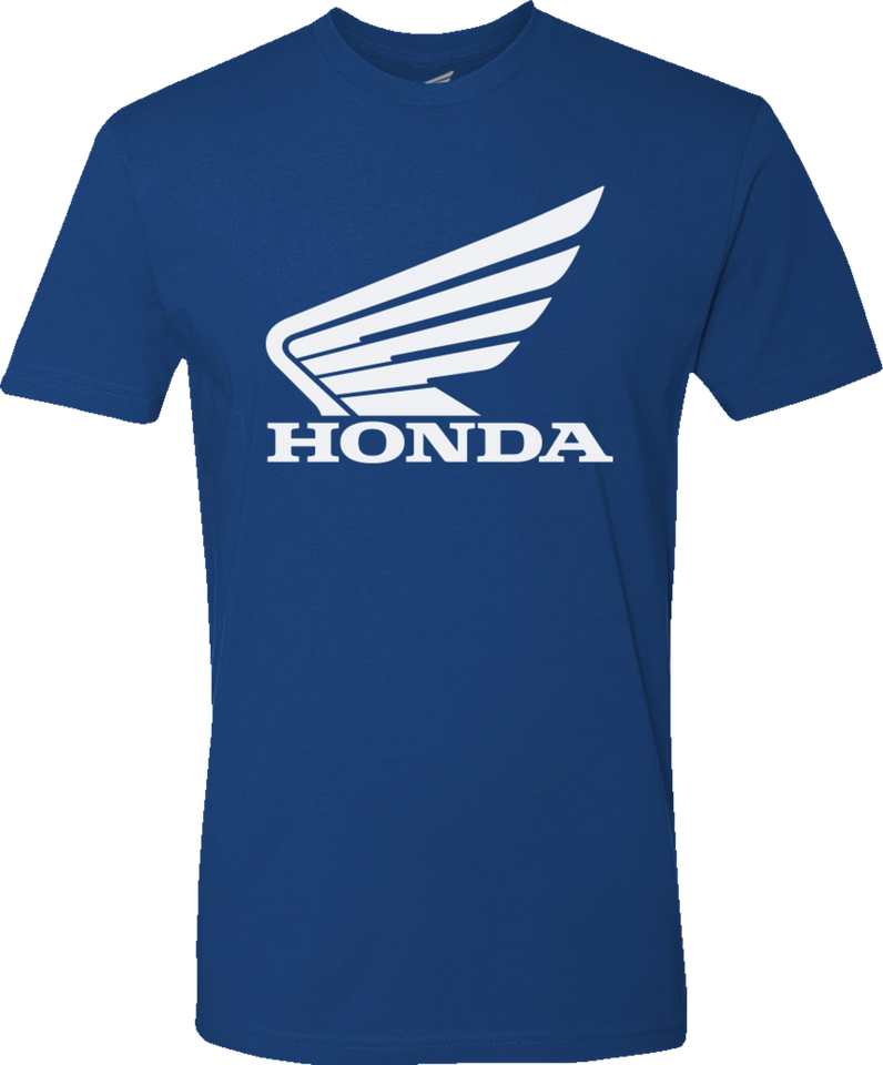 Honda Wing T-Shirt - Blue - Small - Lutzka's Garage