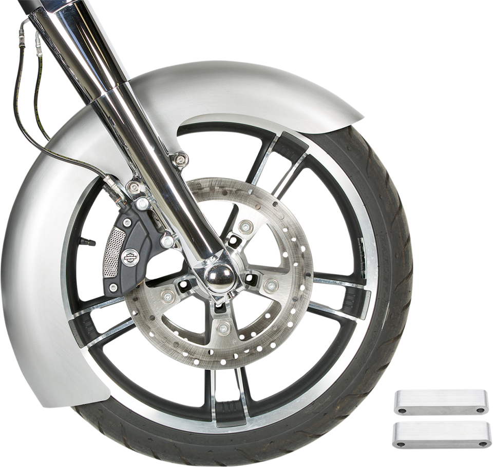 Custom Dresser Front Fender for 30" Wheel - Steel - LS-2 Style - 6.5" W x 55" L - Lutzka's Garage