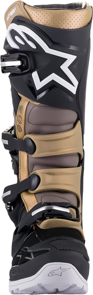 Tech 7 Enduro Drystar® Boots - Black/Gray/Gold - US 7 - Lutzka's Garage