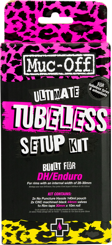 Ultimate Tubeless Setup Kit - DH/Trail/Enduro - 30 mm Tape