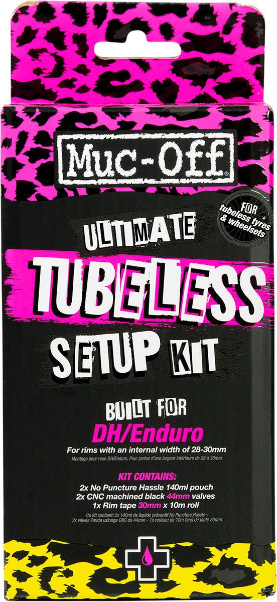Ultimate Tubeless Setup Kit - DH/Trail/Enduro - 30 mm Tape