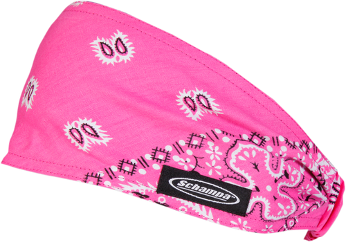 Mini Doo-Z Headwrap - Pink White/Black Paisley