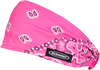 Mini Doo-Z Headwrap - Pink White/Black Paisley