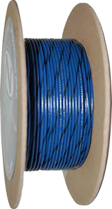 100 Wire Spool - 20 Gauge - Blue/Black - Lutzka's Garage