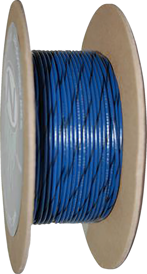 100 Wire Spool - 20 Gauge - Blue/Black - Lutzka's Garage