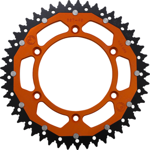 Dual Sprocket - Orange - 49 Tooth - Lutzka's Garage