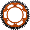 Dual Sprocket - Orange - 49 Tooth - Lutzka's Garage