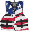 Youth Stars & Stripes PFD Vest - Red/White/Blue - Lutzka's Garage