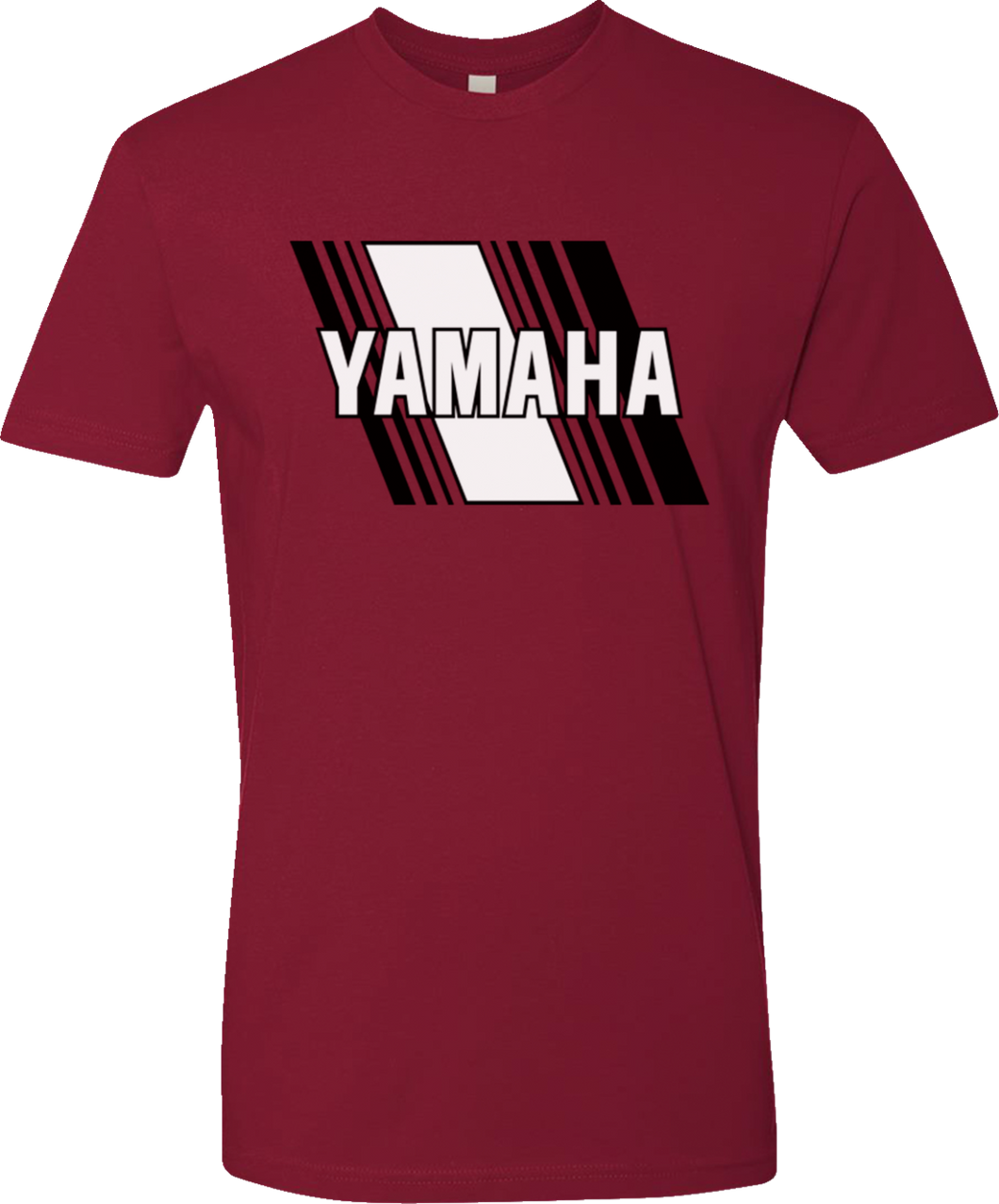 Yamaha Heritage Diagonal T-Shirt - Red - Small - Lutzka's Garage