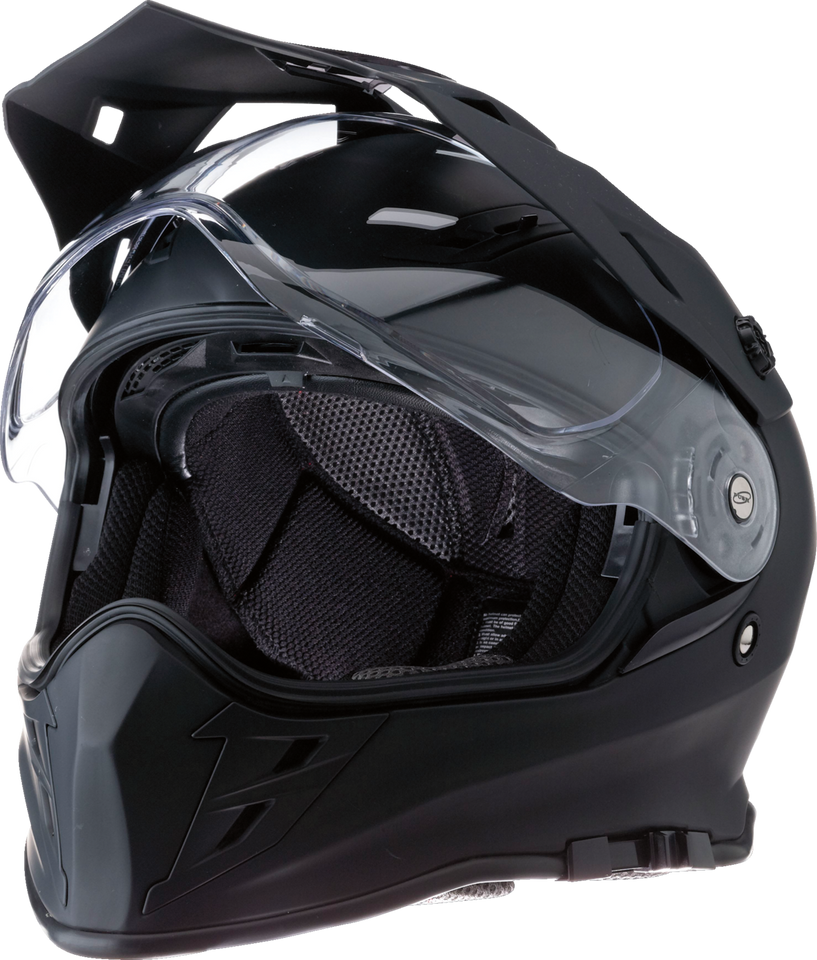 Range Dual Sport Helmet - Flat Black - XS - Lutzka's Garage