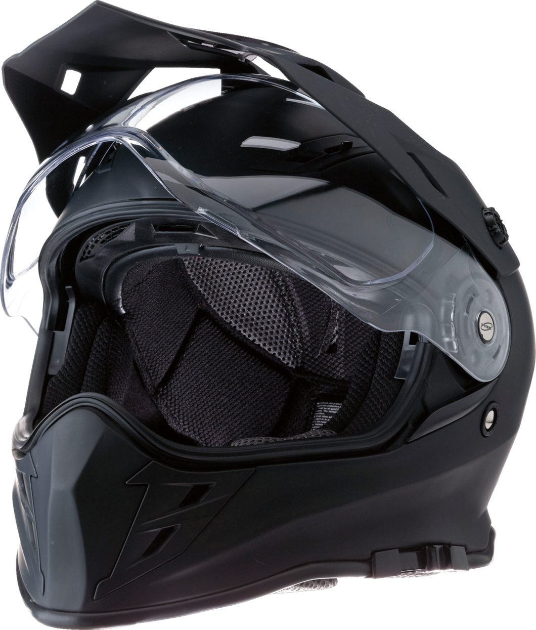 Range Dual Sport Helmet - Flat Black - XS - Lutzka's Garage