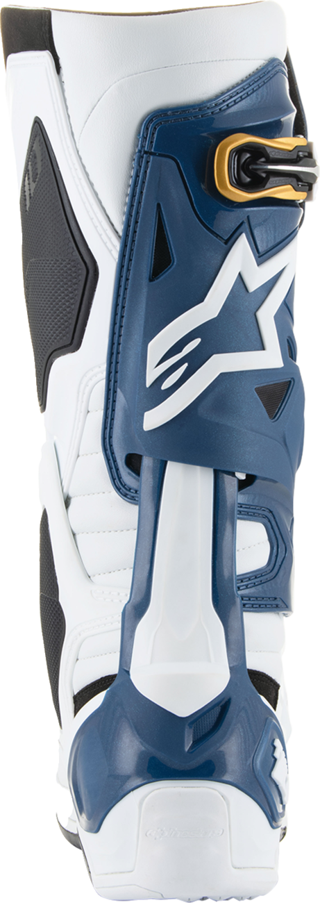 Arlington LE Tech 10 Boots - White/Blue/Gold - US 8 - Lutzka's Garage