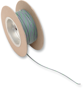 100 Wire Spool - 18 Gauge - Gray/Green - Lutzka's Garage