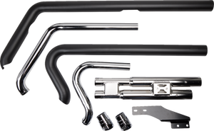 Speedster Slashdown Exhaust - 12-17 Softail