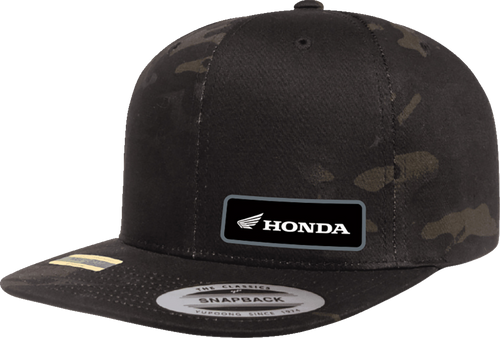 Honda Snapback Hat - Camo Black - Lutzka's Garage