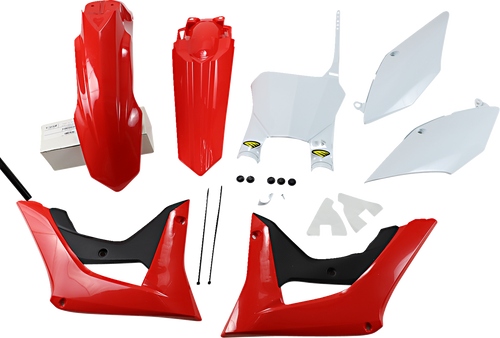 5 Piece Replica Body Kit - OE 20 Red/White/Black - CRF 250R/450R