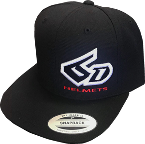 6D Logo Classic Snapback Hat - Black - One Size - Lutzka's Garage