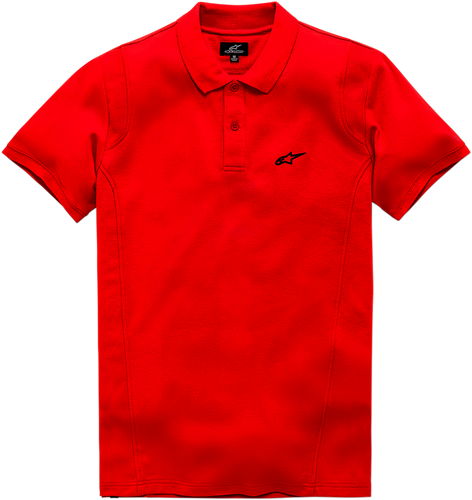 Capital Polo Shirt - Red - Medium - Lutzka's Garage