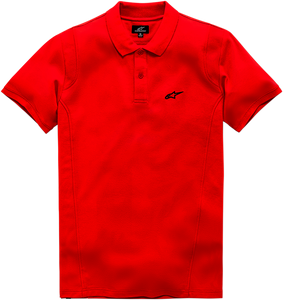 Capital Polo Shirt - Red - Medium - Lutzka's Garage