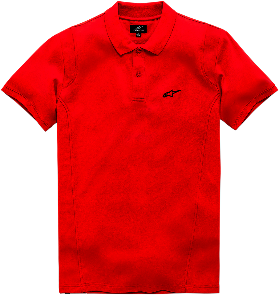 Capital Polo Shirt - Red - Medium - Lutzka's Garage