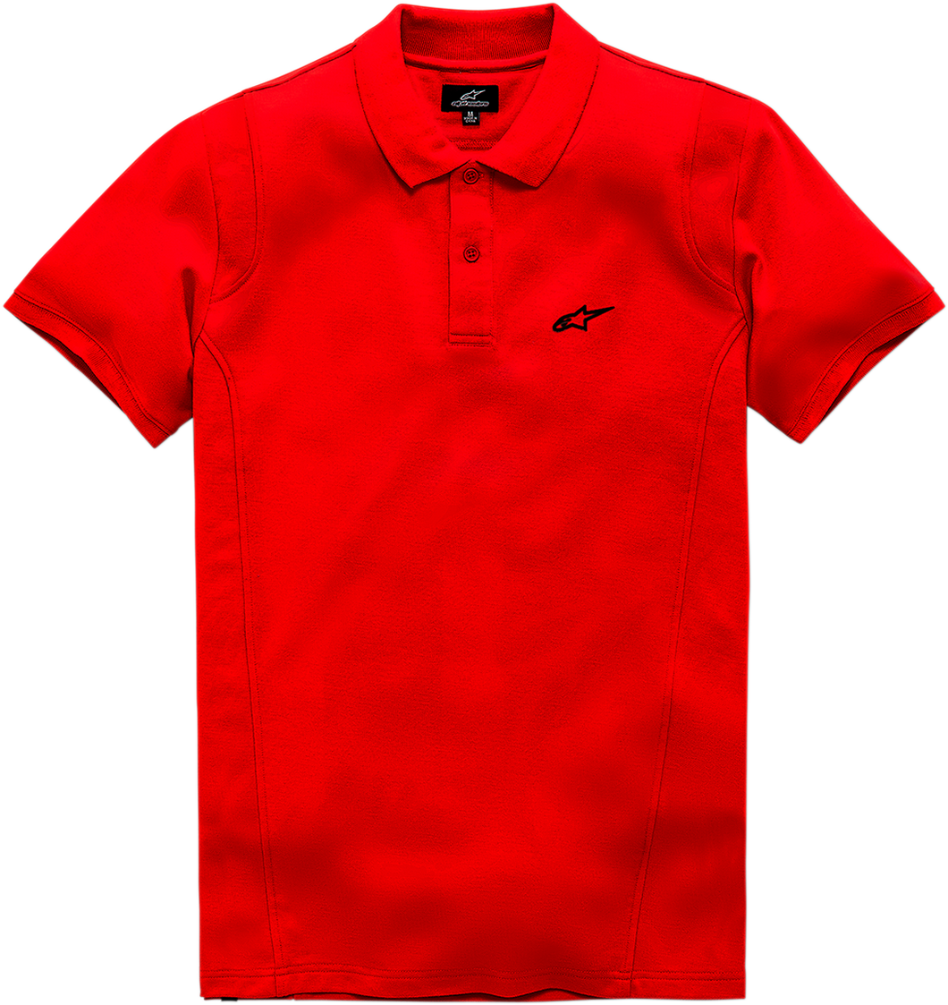 Capital Polo Shirt - Red - Medium - Lutzka's Garage