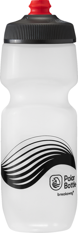 Breakaway® Bottle - Wave - Ivory/Silver - 24 oz.