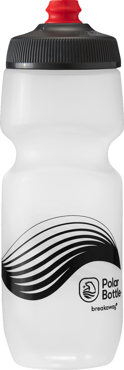 Breakaway® Bottle - Wave - Ivory/Silver - 24 oz.