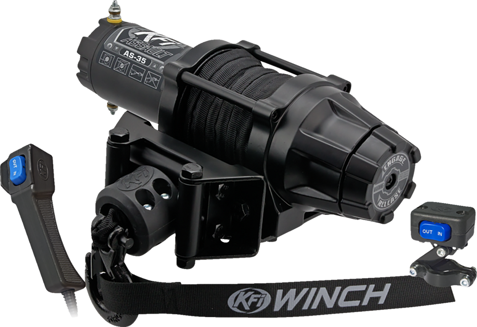 AS-35 Assault Winch - 3500 Lb - Synthetic Cable