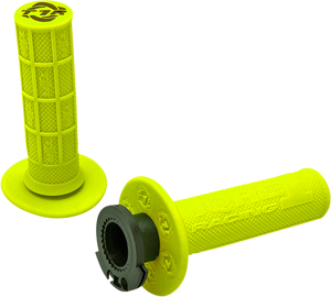 Grips - Defy - Lock-On - 4-Stroke - Fluorescent Yellow - Lutzka's Garage