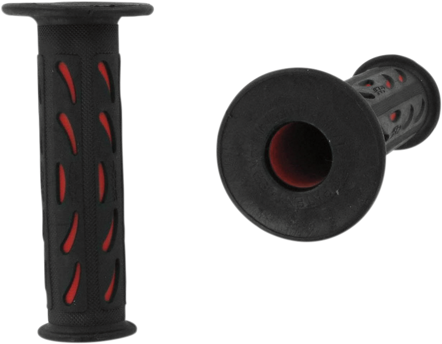 Grips - 724 - Open Ends - Black/Red - Lutzka's Garage