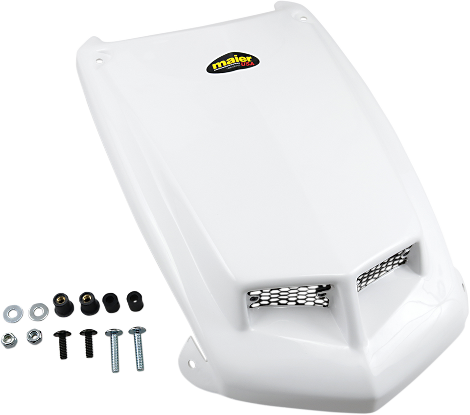 ATV Hood Cover - TRX450R - White - Lutzka's Garage