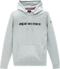 Linear Hoodie - Heather Gray/Black - Medium - Lutzka's Garage