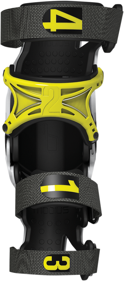 X8 Knee Braces - White/Yellow - Small - Lutzka's Garage